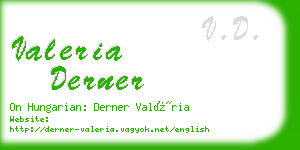 valeria derner business card